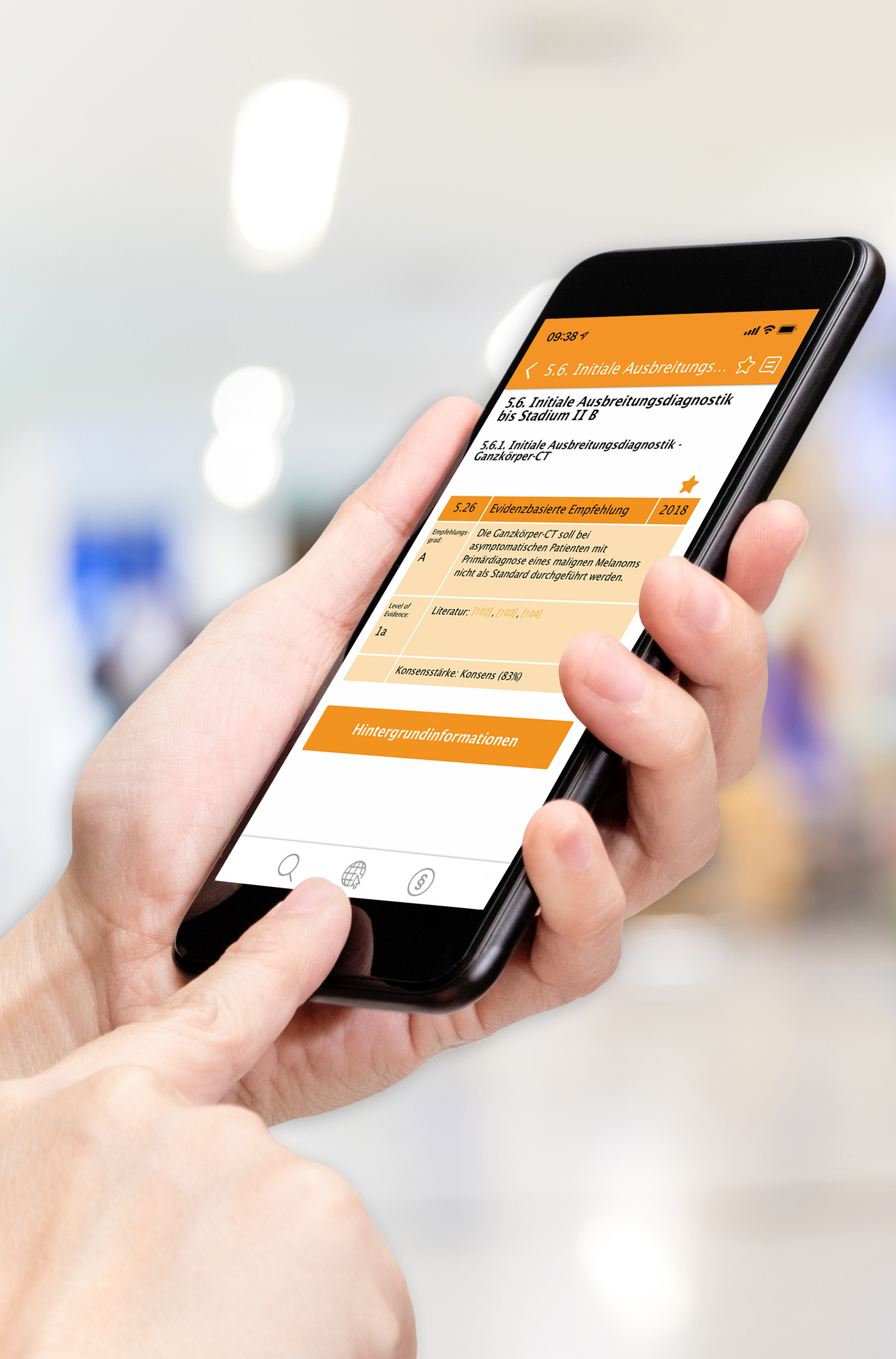Visualisierung Leitlinien App
